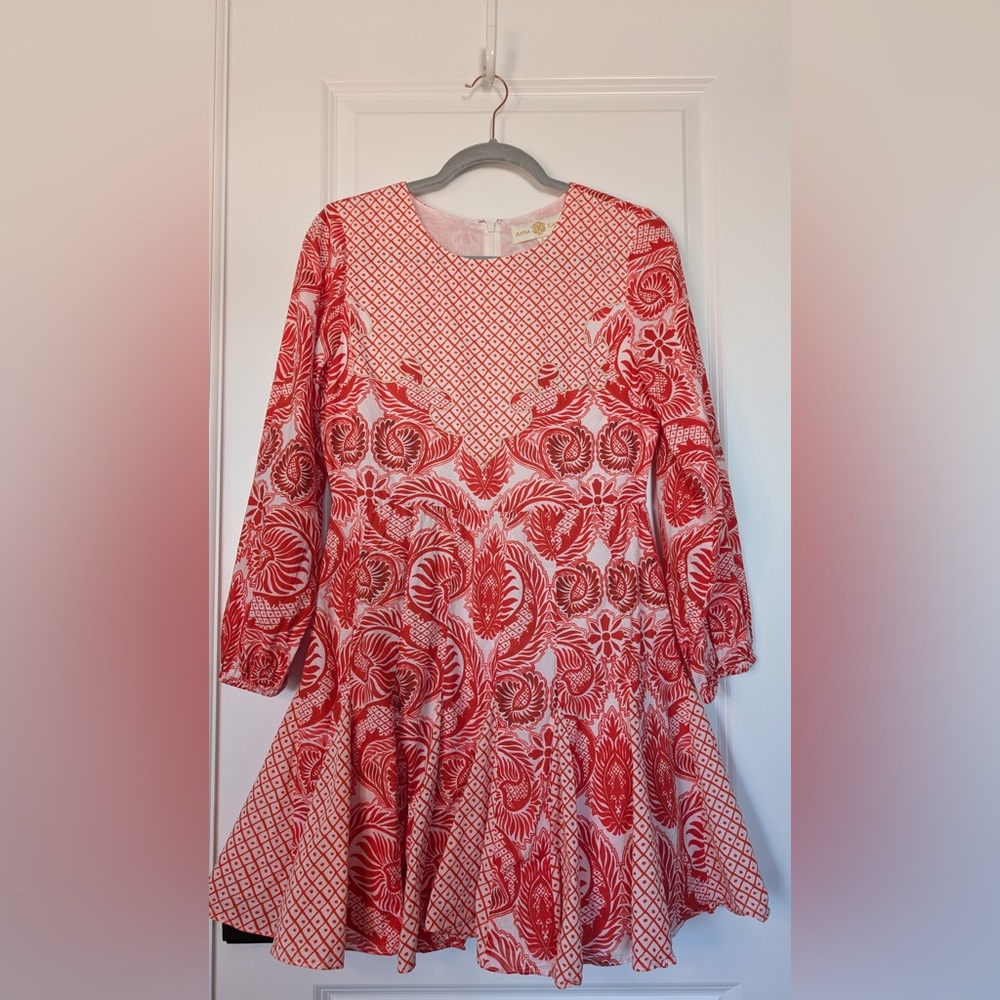 Anna Cate Diandra Dress Gameday Red Size Small